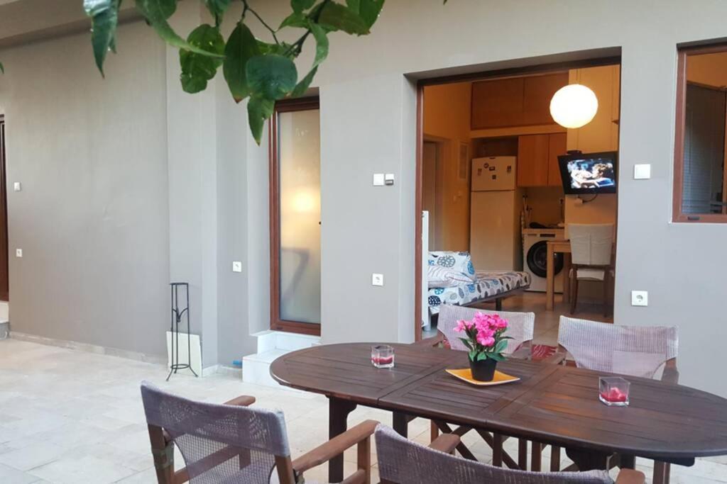 Quite House With Garden And Barbecue Appartement Athene Buitenkant foto