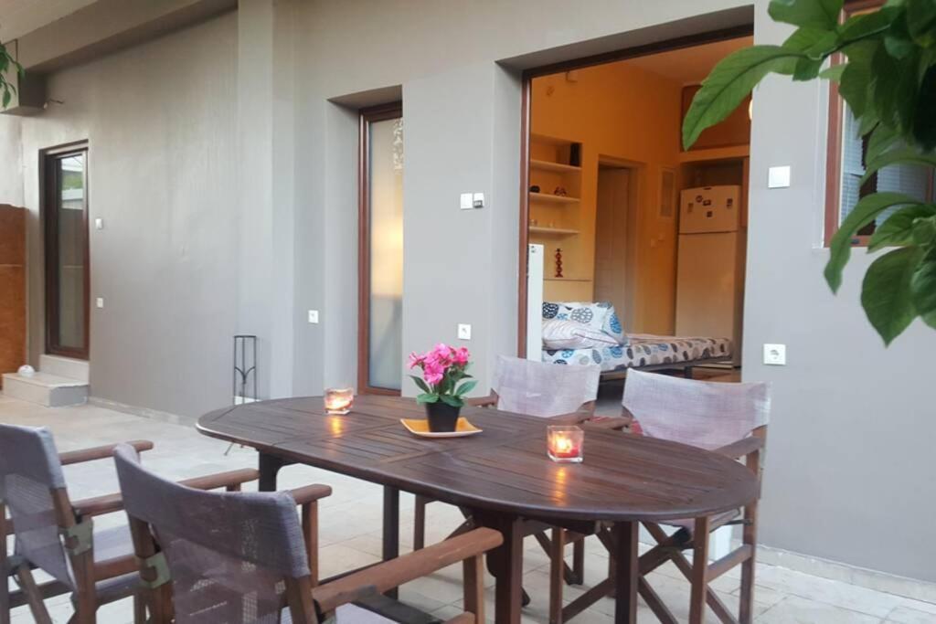 Quite House With Garden And Barbecue Appartement Athene Buitenkant foto