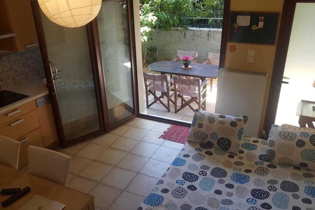 Quite House With Garden And Barbecue Appartement Athene Buitenkant foto